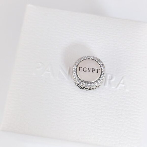Pandora Egypt Flag Exclusive Bead Charm Sterling Silver with box - Picture 5 of 7